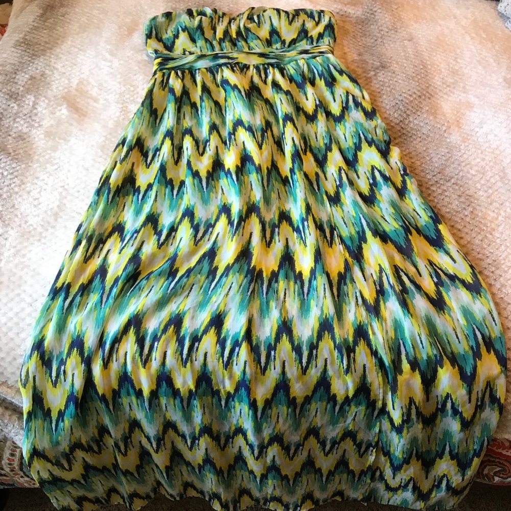 Harper strapless maxi dress